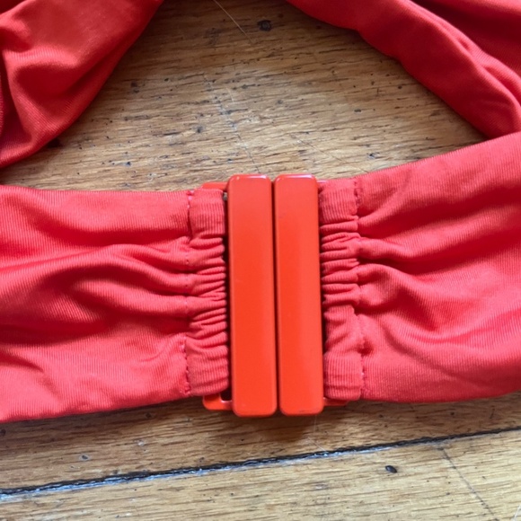 NWT MSRP $260 ALC Vibrant Cheeky Burnt Orange Hater Bikini Set Size M Tropical - Picture 4 of 7